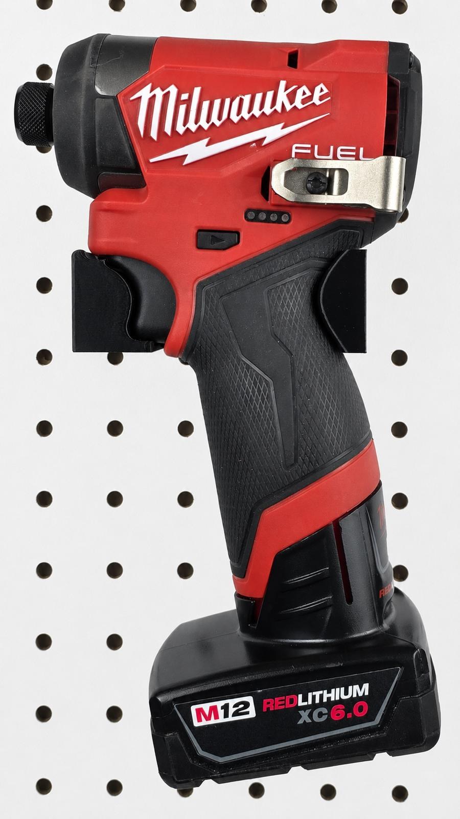 Pegboard Holder for Milwaukee M18/M12 Drills & Drivers